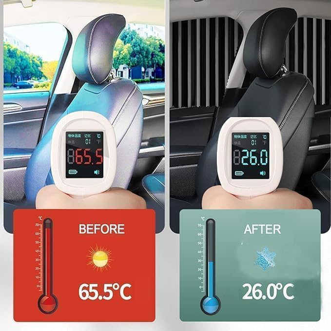 Foldable magnetic car window curtain sunshade – photo 8 of 16