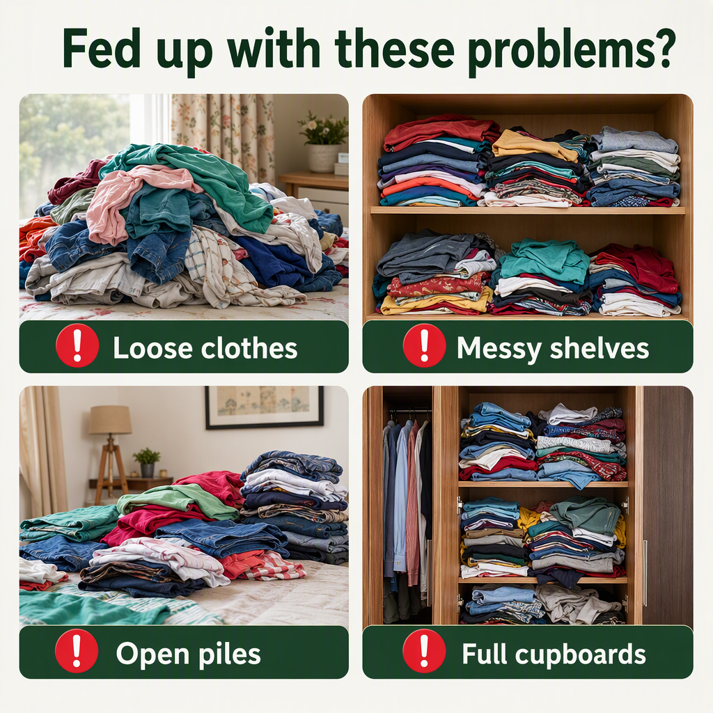 (100L) MULTI 1PCS Foldable Clothes Storage Bags with Zipper & Handles – problems