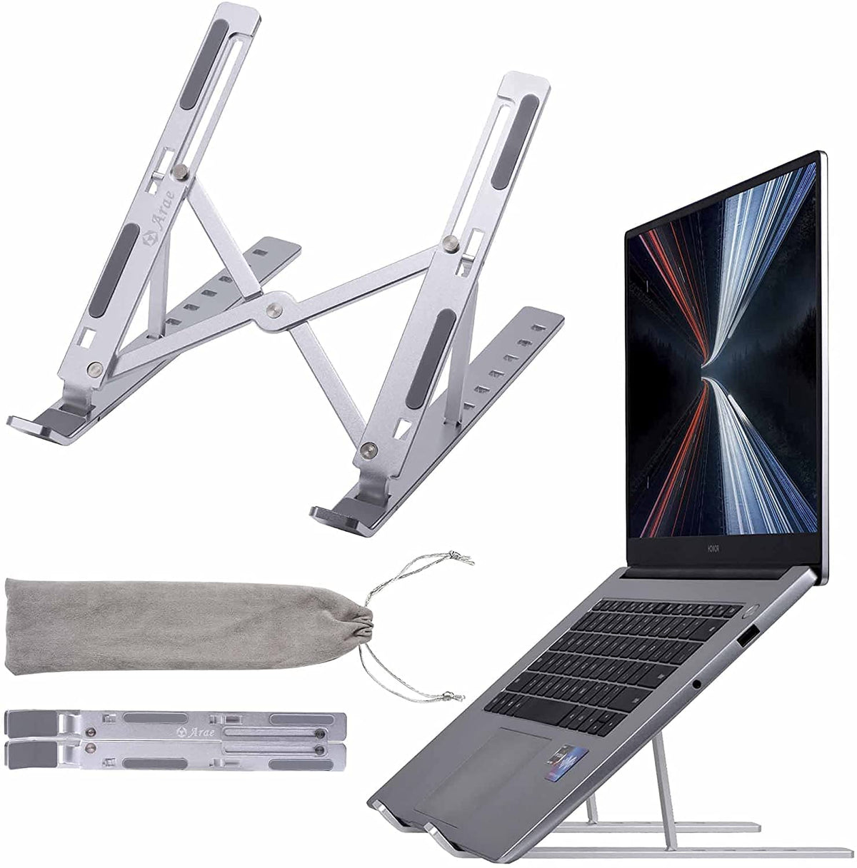 Adjustable aluminium laptop stand – photo 11 of 17