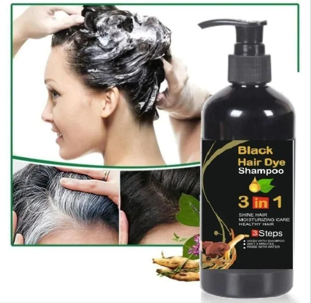 Black hair dye shampoo – photo 1 of 6