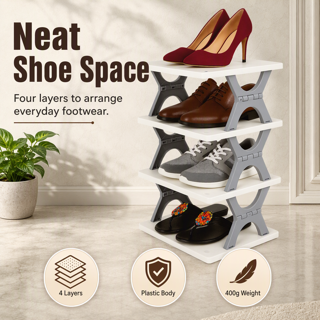 4 layer Shoe Rack – hero