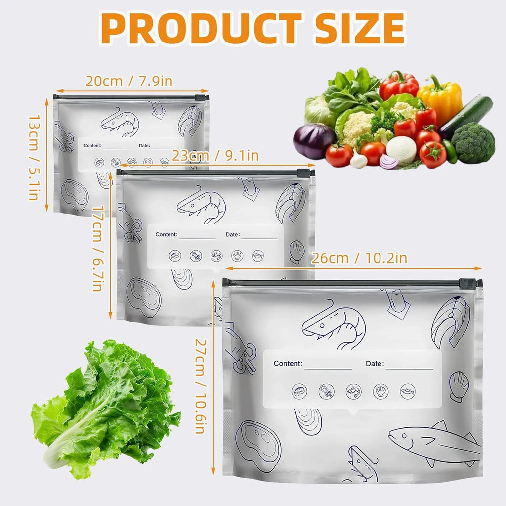 Vacuum food storage zip lock bag – photo 5 of 11