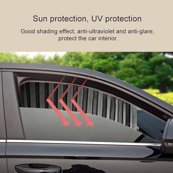 Foldable magnetic car window curtain sunshade – photo 13 of 16
