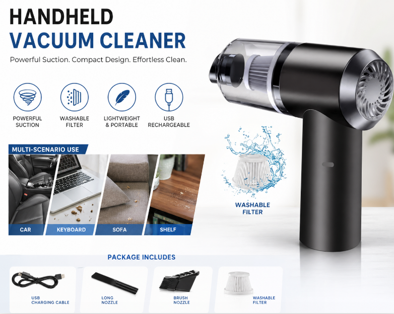 Portable vacuum cleaner – photo 8 of 15