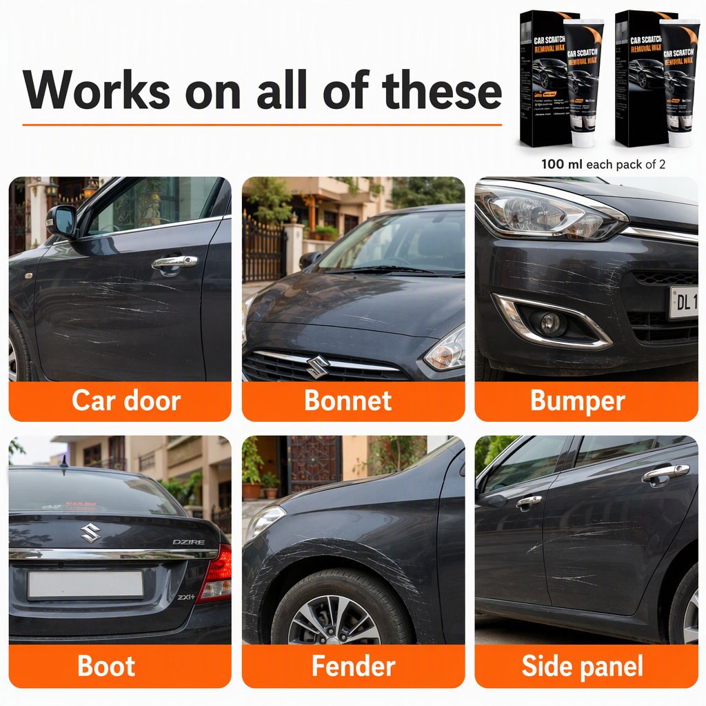 Car Scratch Removal Wax100 ml each pack of 2 – places