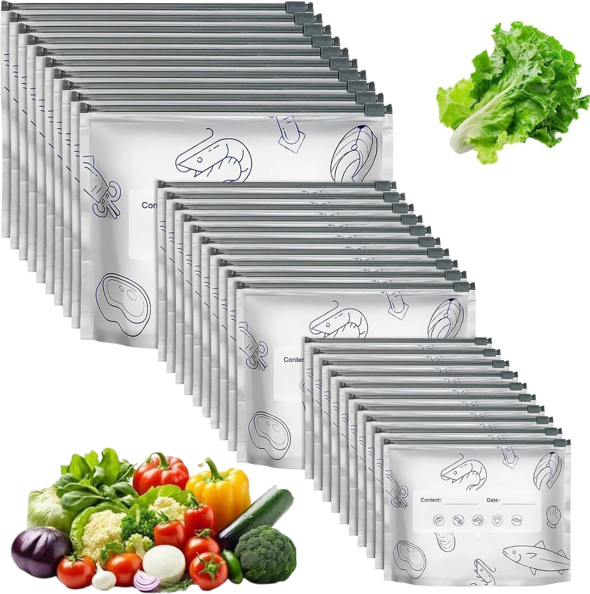 Vacuum food storage zip lock bag – photo 6 of 11