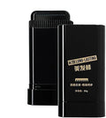 Black 2 in 1 hair color stick comb front view