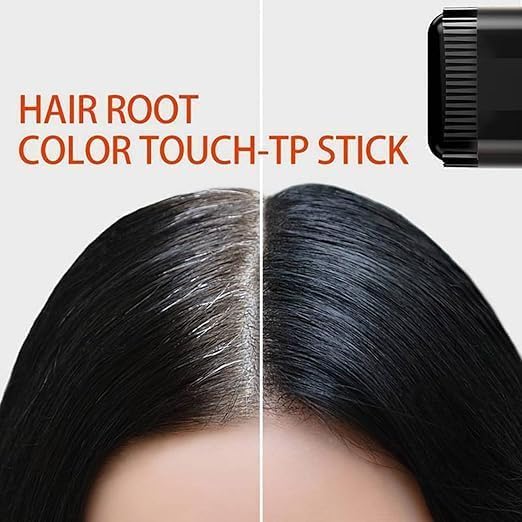 Compact 20 gm hair color stick for grooming pouch