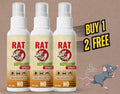 Rat repellent spray 50ml pack of 3 bottles front view