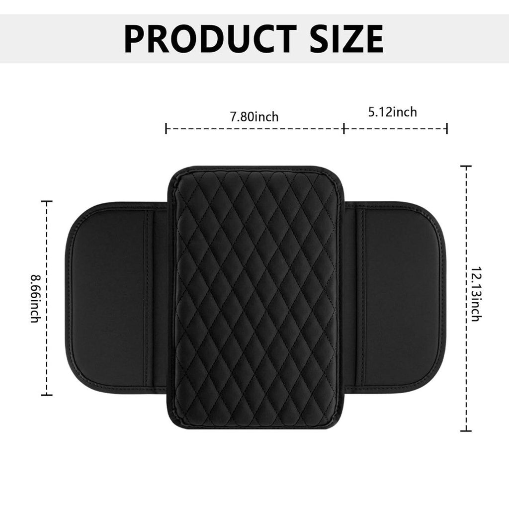 Storage pocket on car arm rest cushion
