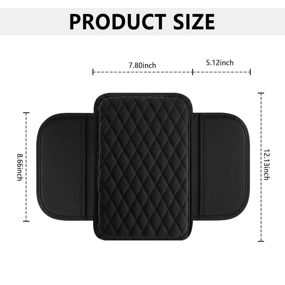 Storage pocket on car arm rest cushion