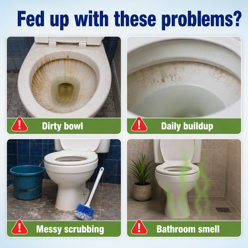 TOILET CLEANING TABLETS PACK OF 10,20,30 – problems