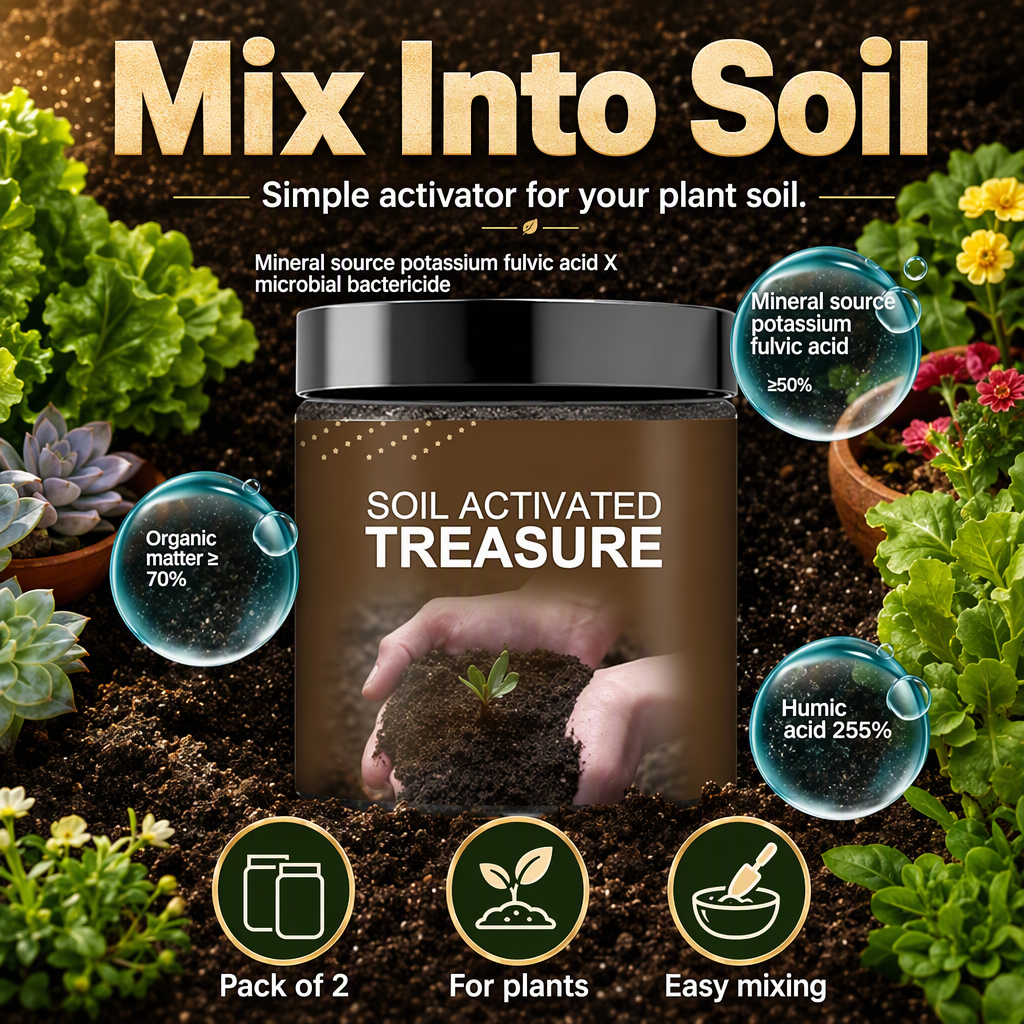 Treasure Soil Activator for Plants 100 Gram-Pack of 2 – hero