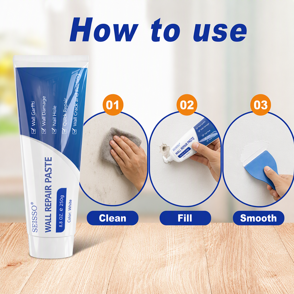 Wall Mending Agent pack of 1 – steps